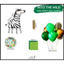 Load image into Gallery viewer, Into the Wild Party Box (ZEBRA) - MINI BOX
