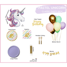 Load image into Gallery viewer, Pastel Unicorn Party Box - CLASSIC BOX
