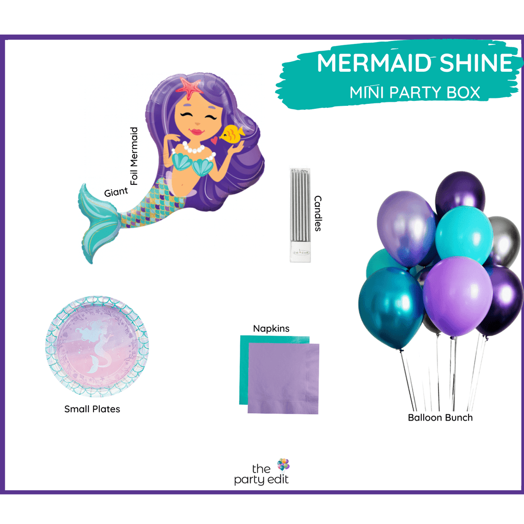 Mermaid Shine Party Box - MINI BOX