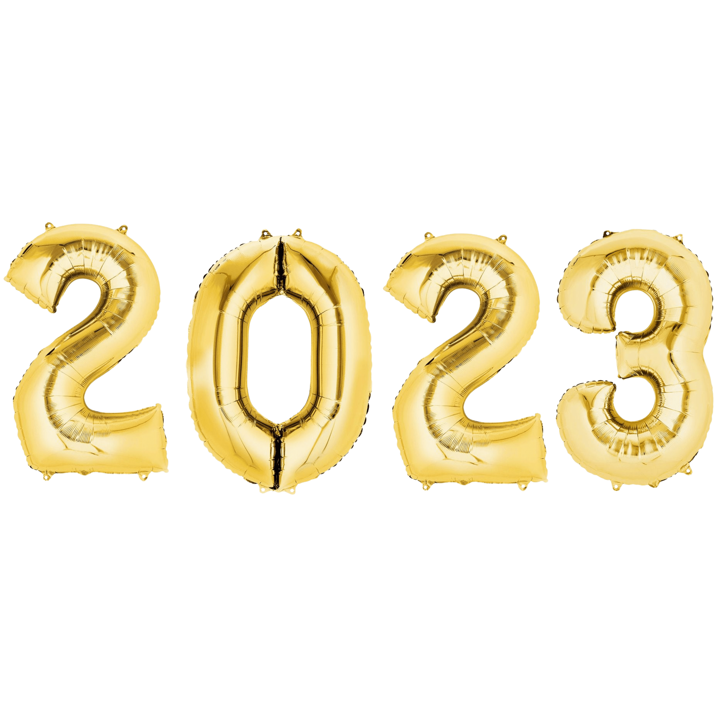 Giant 2023 New Year Foil Balloons - Gold – The Party Edit