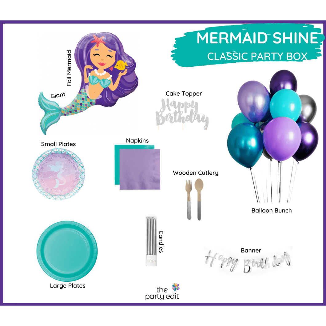 Mermaid Shine Party Box - CLASSIC BOX