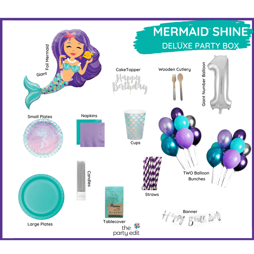 Mermaid Shine Party Box - DELUXE BOX