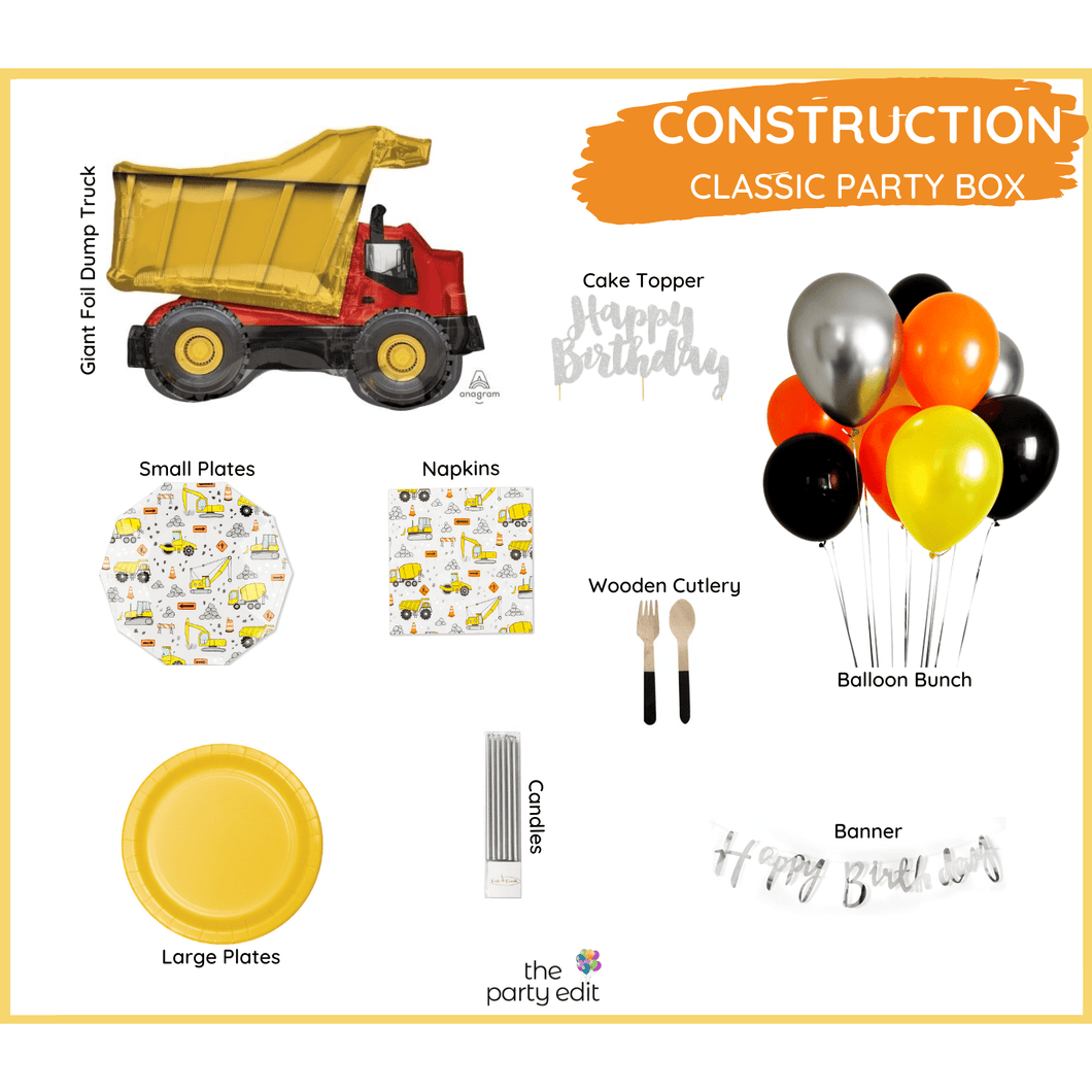 Construction Party Box - CLASSIC BOX