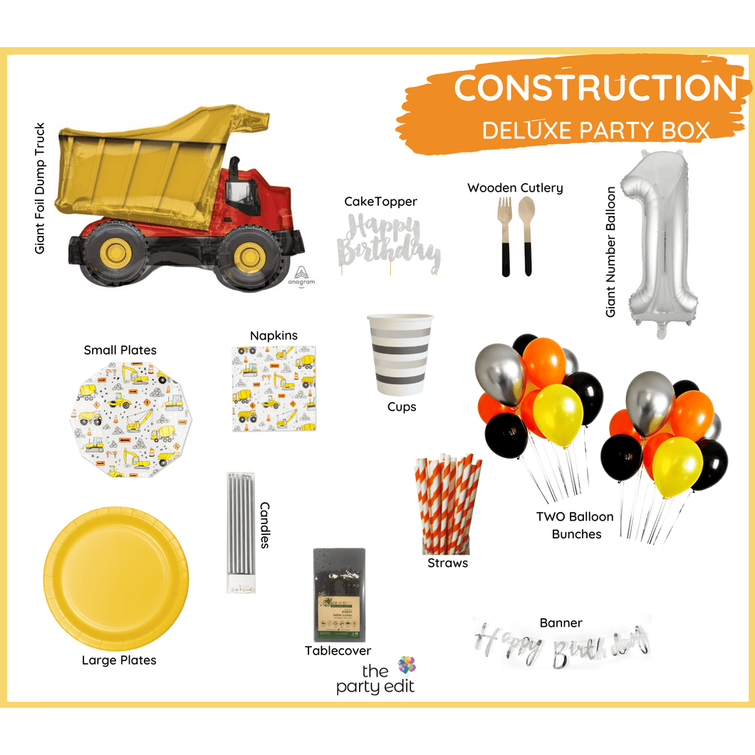 Construction Party Box - DELUXE BOX