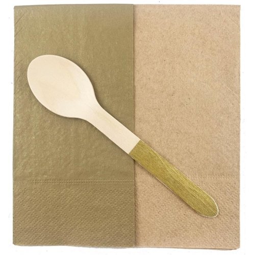 Gold Wooden Spoons (10 pack)