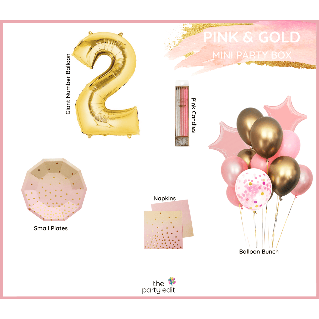 Pink & Gold Party Box - MINI BOX