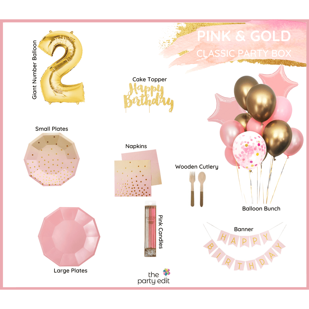 Pink & Gold Party Box - CLASSIC BOX