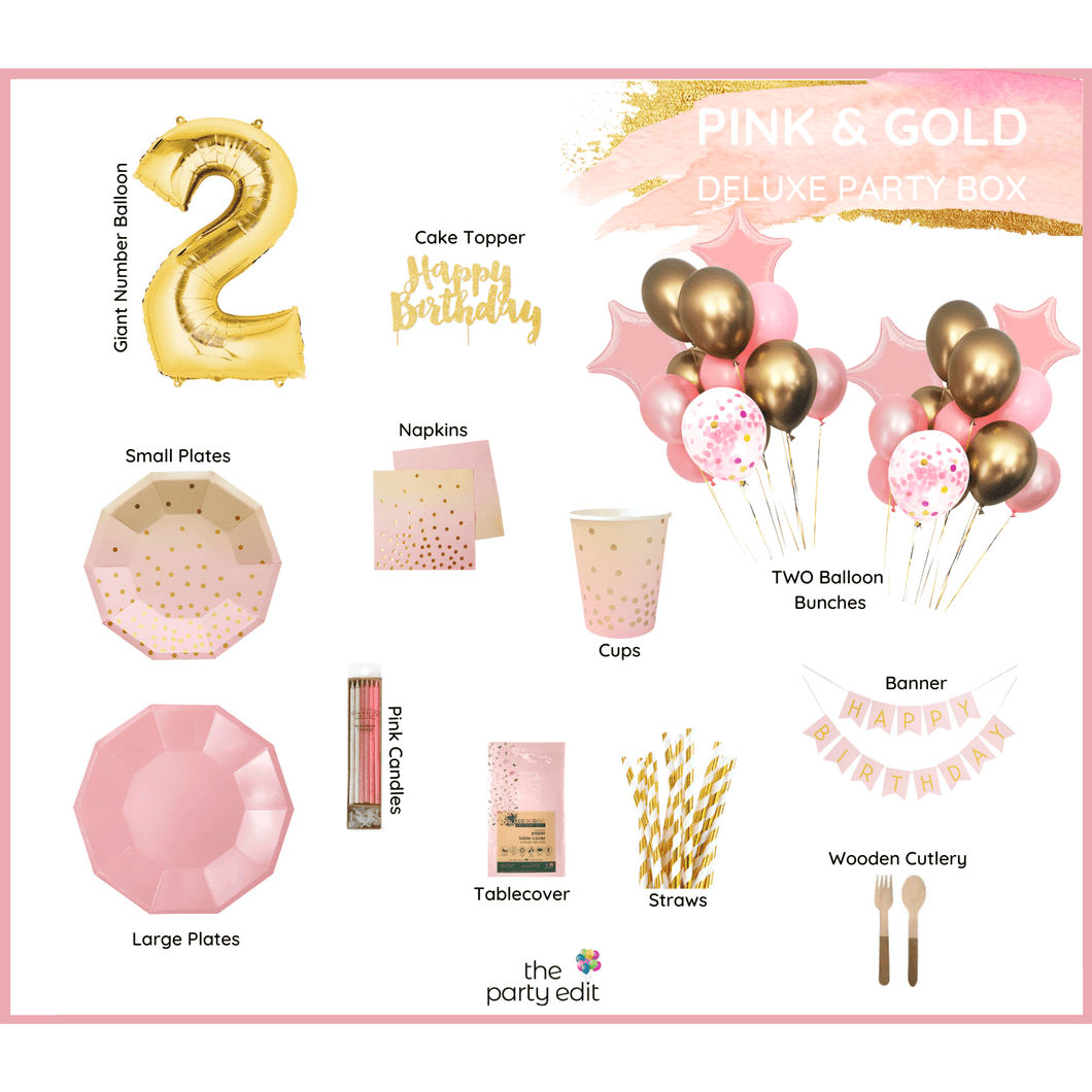 Pink & Gold Party Box - DELUXE BOX