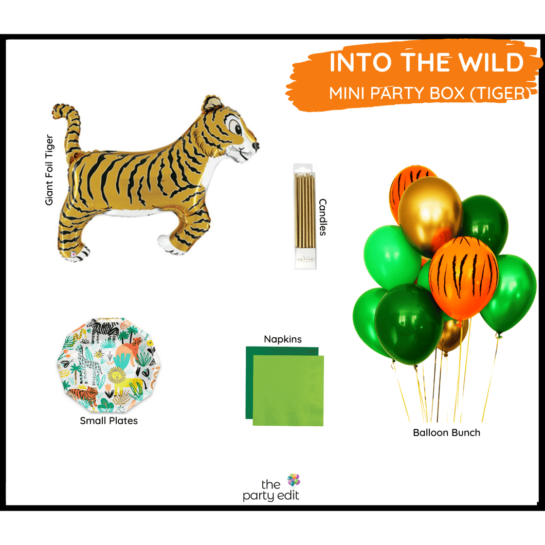 Into the Wild Party Box (TIGER) - MINI BOX