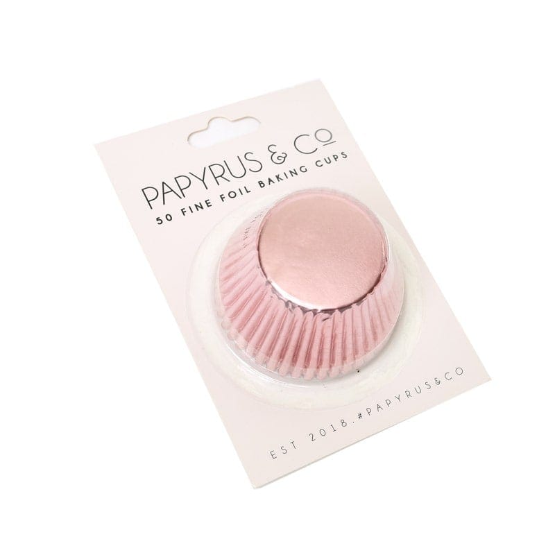 Pastel Pink Foil Baking Cups (50 pack)