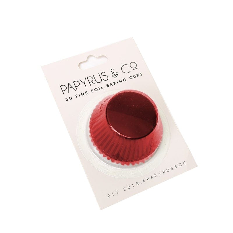 Red Foil Baking Cups (50 pack)