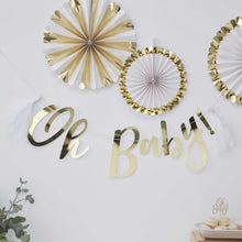 Load image into Gallery viewer, &#39;Oh Baby&#39; Gold Garland
