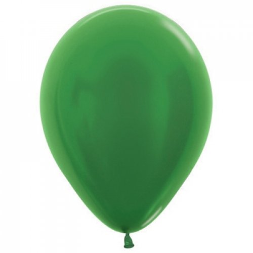 Metallic Green Balloon - Regular 30cm