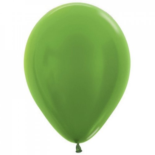 Metallic Lime Green Balloon - Regular 30cm