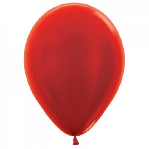 Metallic Red Balloon - Mini 12cm