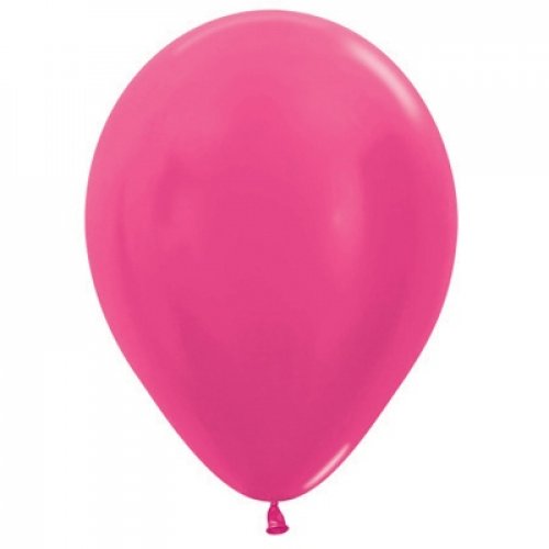 Satin Fuchsia Pink Balloon - Mini 12cm