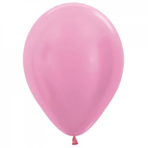 Satin Pink Balloon - Mini 12cm