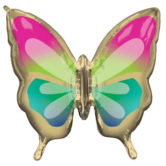 Giant Tropical Butterfly Foil Balloon