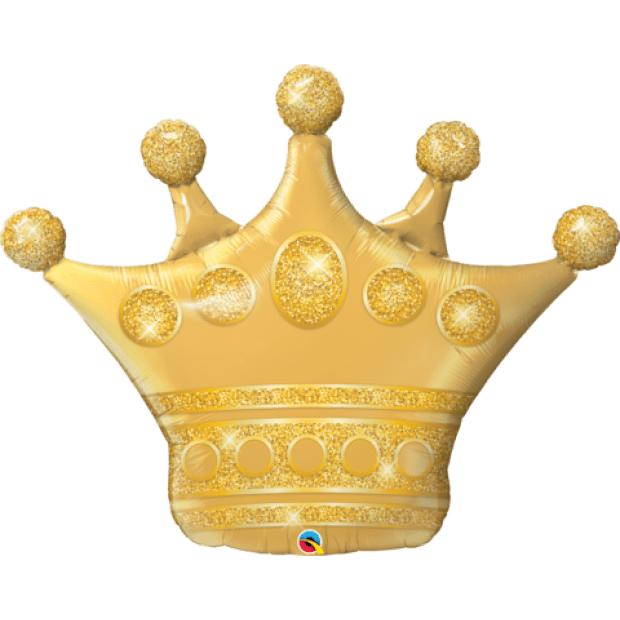 Giant Gold Crown Foil Balloon