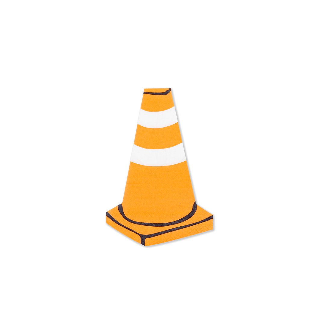 Under Construction Cone Napkins (16 pack)