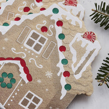 Load image into Gallery viewer, Gingerbread House Napkins (16 pack)
