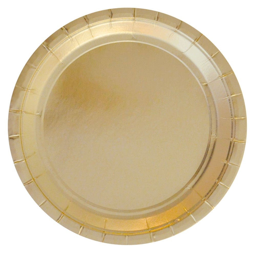 Gold Foil Large Plates (10 pack)