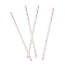 Load image into Gallery viewer, Iridescent Foil Paper Straws (20 pack)
