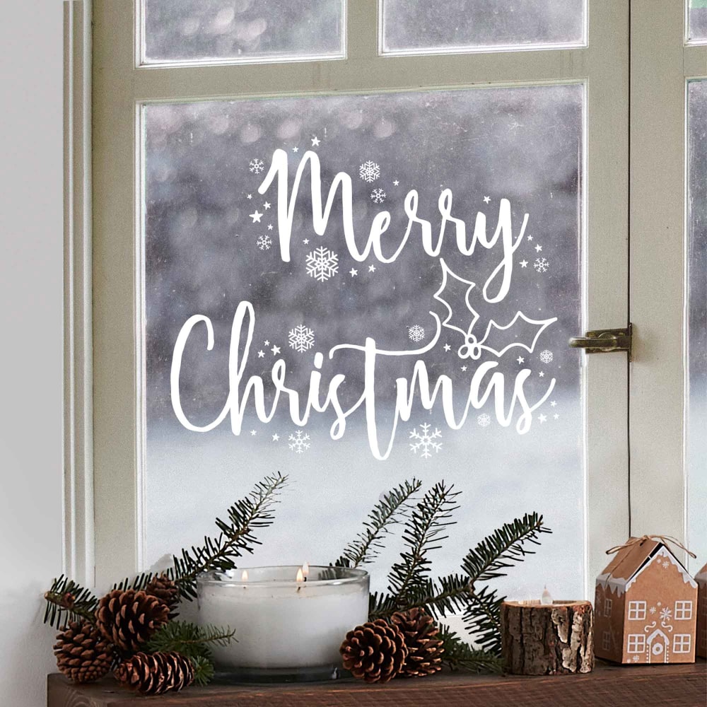 Merry Christmas Window Sticker