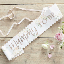 Load image into Gallery viewer, Floral &#39;Mummy to Be&#39; Sash
