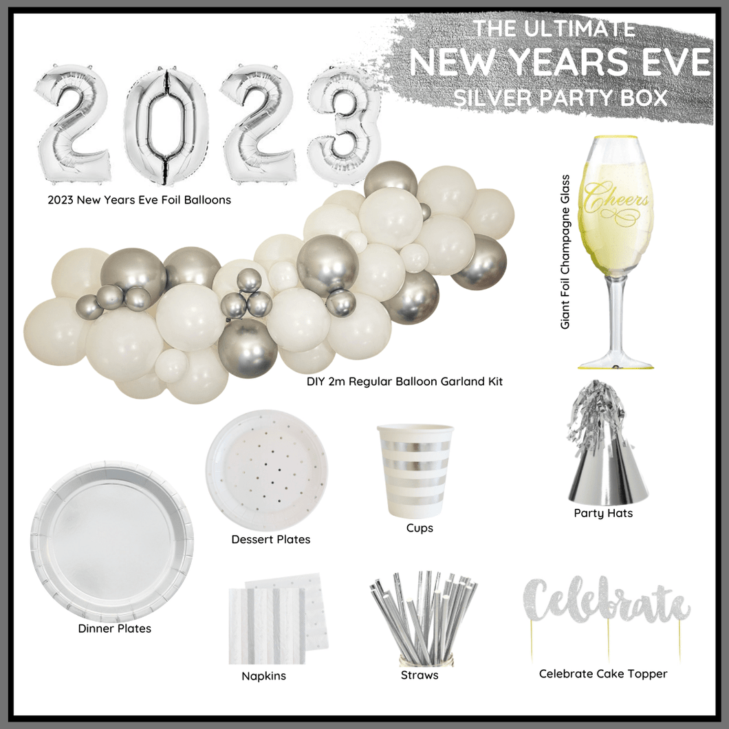 The Ultimate New Years Eve Party Box - Silver