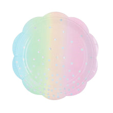 Load image into Gallery viewer, Pastel &amp; Iridescent Dessert Plate (10 pack)
